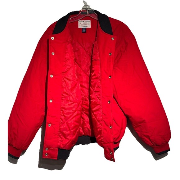 VTG 90s Genuine Merchandise Men's Boston Red Sox Baseball MLB Bomber Jacket Sz S - Picture 8 of 10